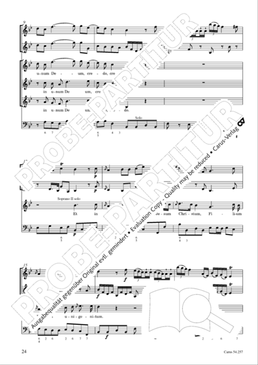 Missa Sancti Aloysii SSA scores gallery preview page 25