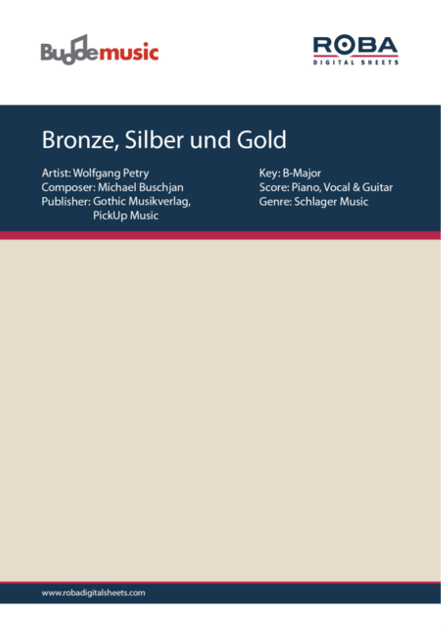 Bronze, Silber und Gold Voice scores gallery preview page 1