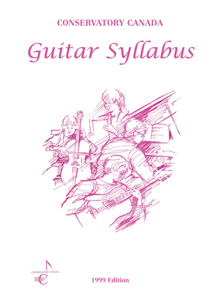 Guitar Syllabus Conservatory Canada
