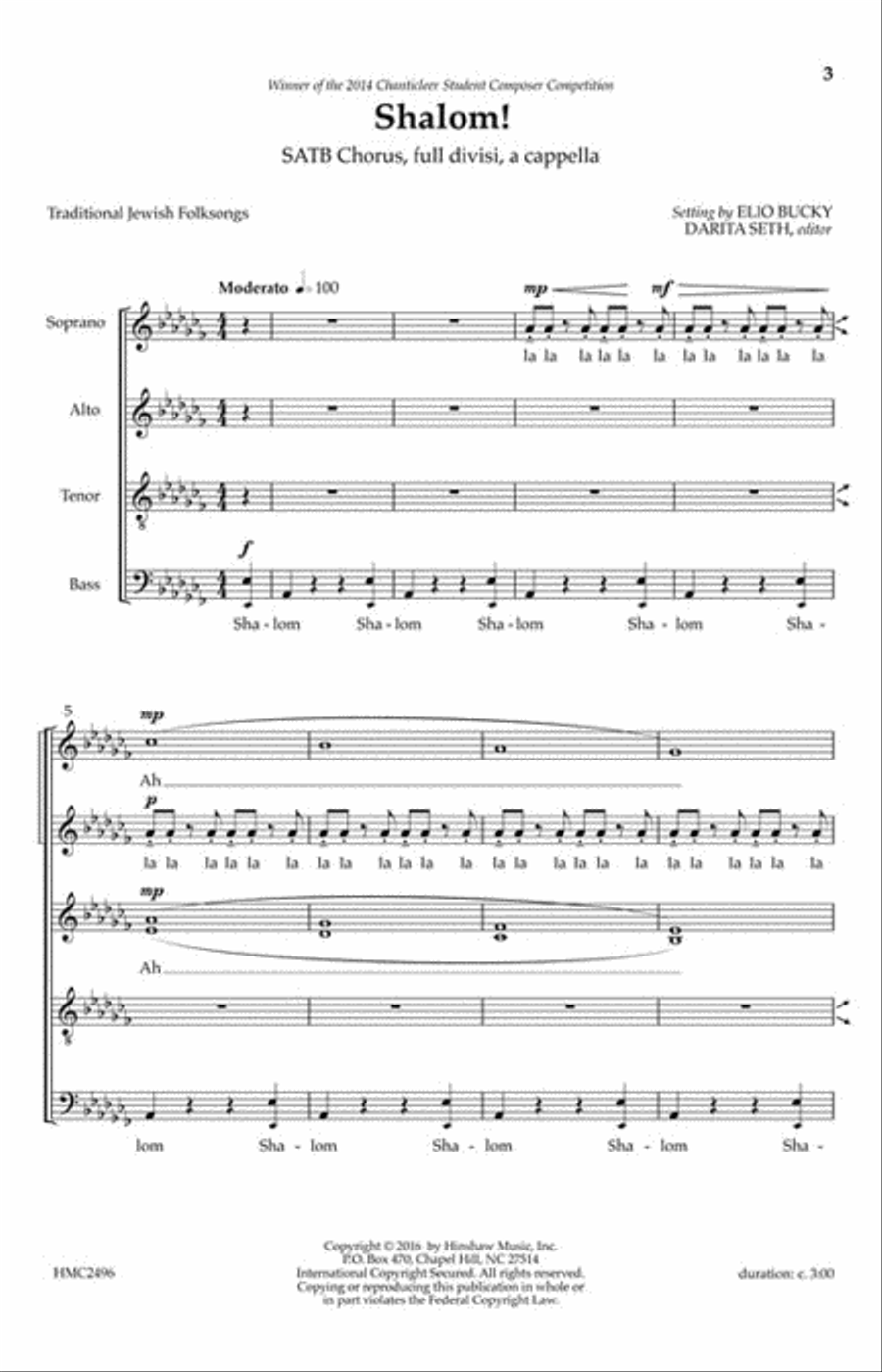 Shalom Divisi scores gallery preview page 2