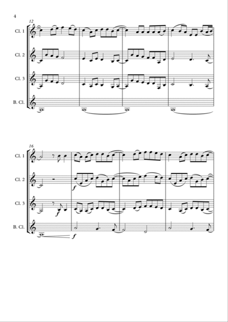 I'm Good (blue) Woodwind Ensemble scores gallery preview page 4