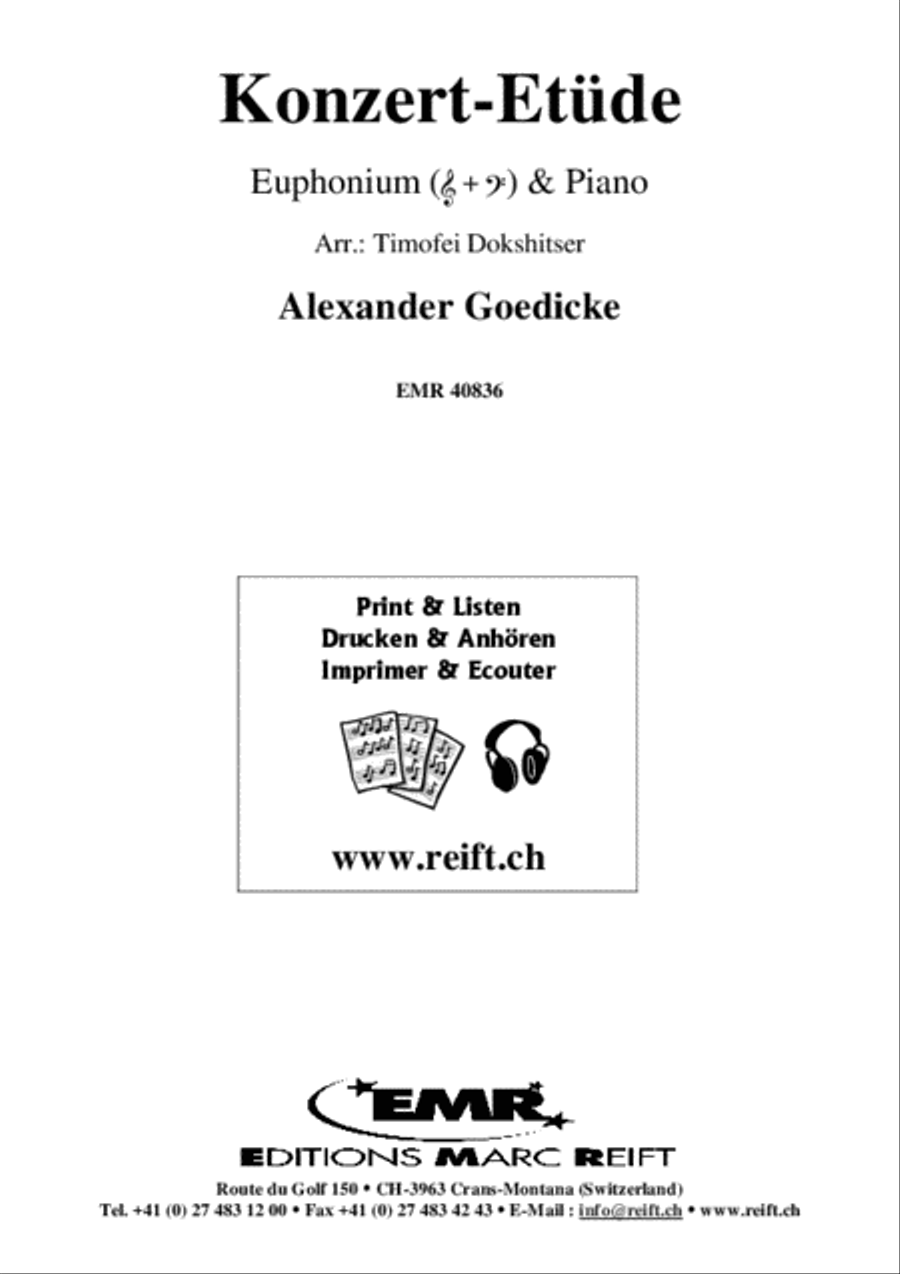 Konzert-Etude Konzert-Etude Euphonium scores gallery preview page 2
