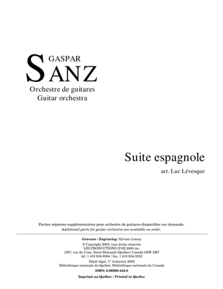 Book cover for Suite espagnole