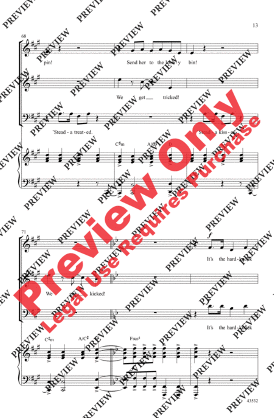 It's the Hard-Knock Life It's the Hard-Knock Life 3-Part scores gallery preview page 27