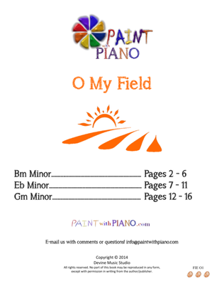 Book cover for O My Field (Polyushko-polye) arr. for easy piano