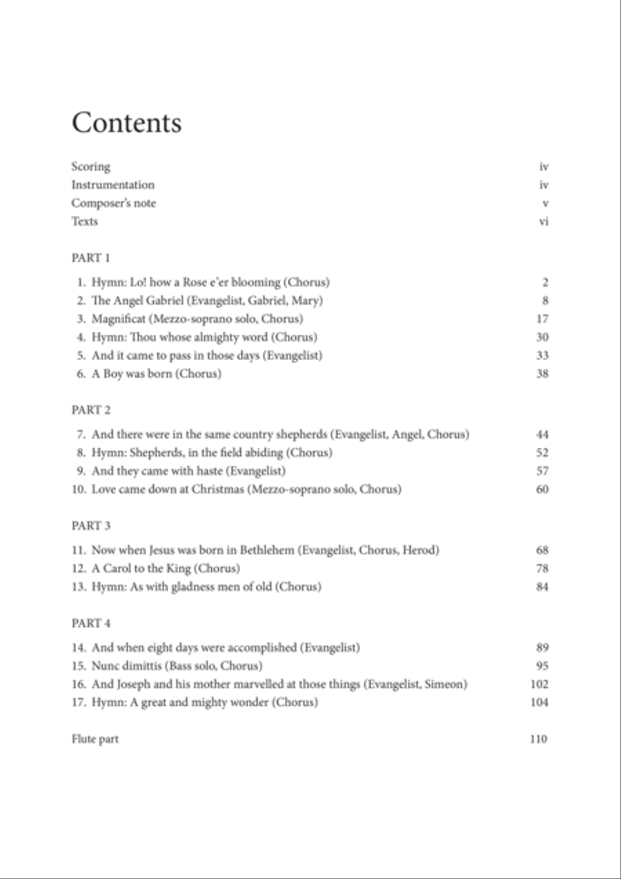Christmas Oratorio 4-Part scores gallery preview page 3