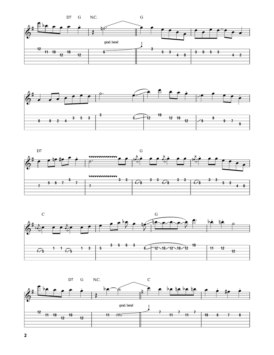 Yakety Axe Electric Guitar scores gallery preview page 2