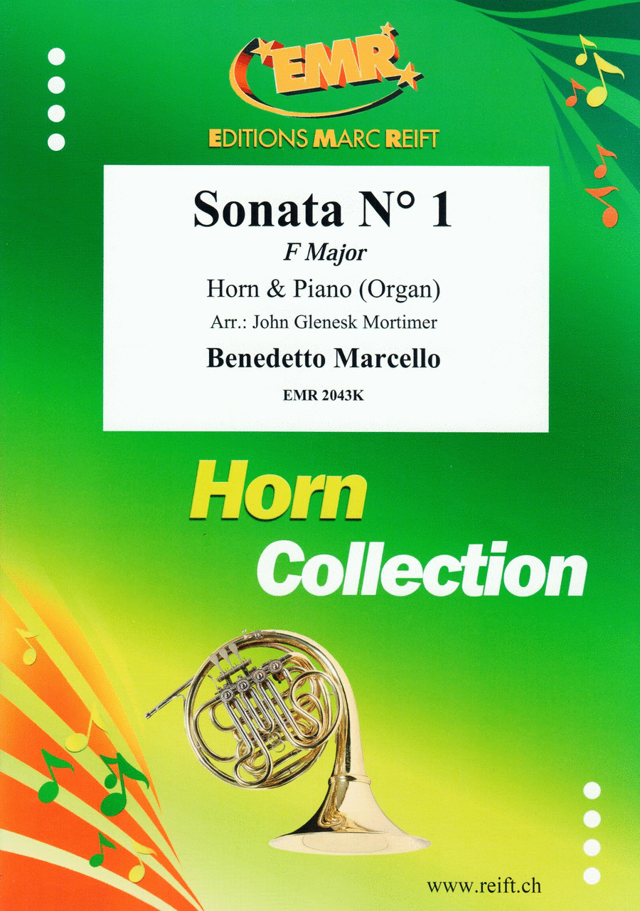 Sonata No. 1 in F Major Horn scores gallery preview page 1