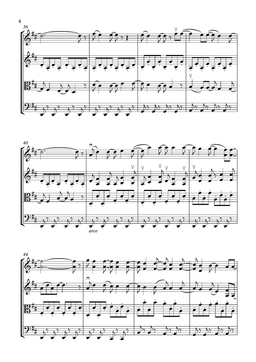 When All Is Said And Done String Quartet scores gallery preview page 4