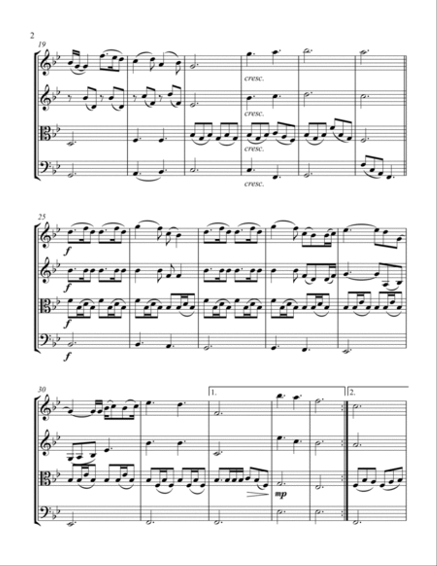 A Thousand Years String Quartet scores gallery preview page 2