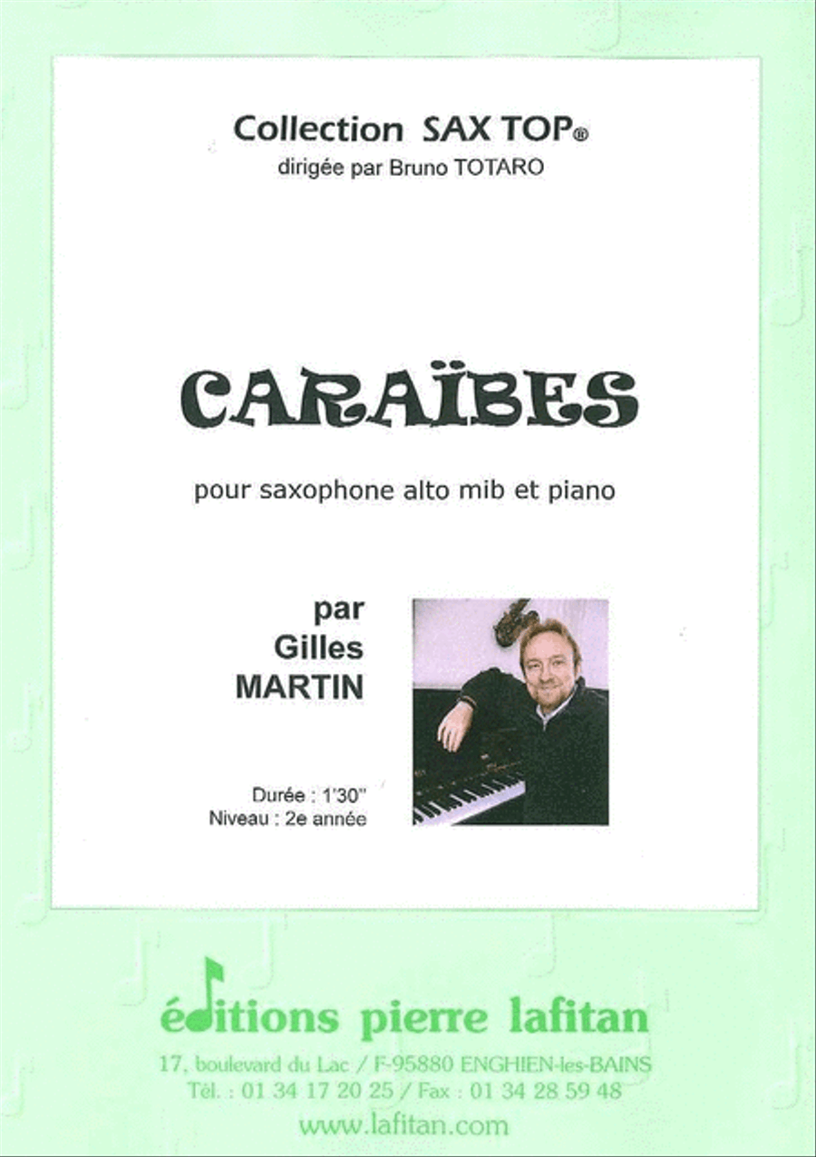 Caraïbes Alto Saxophone scores gallery preview page 1