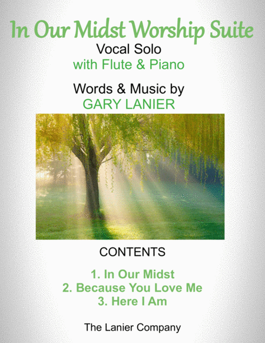 IN OUR MIDST WORSHIP SUITE (For Voice, Flute and Piano with Parts) image number null