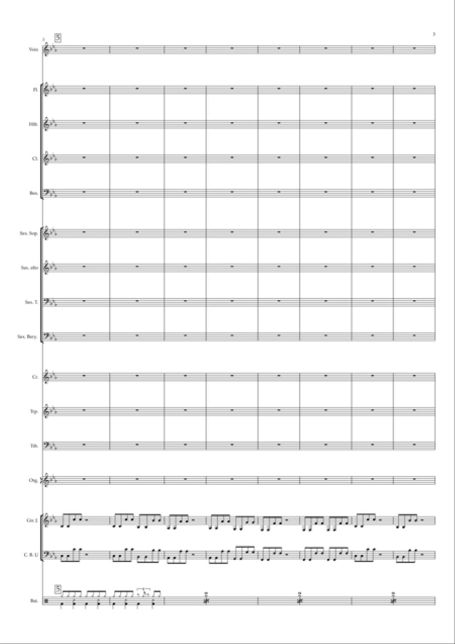 Master Blaster Jazz Ensemble scores gallery preview page 3