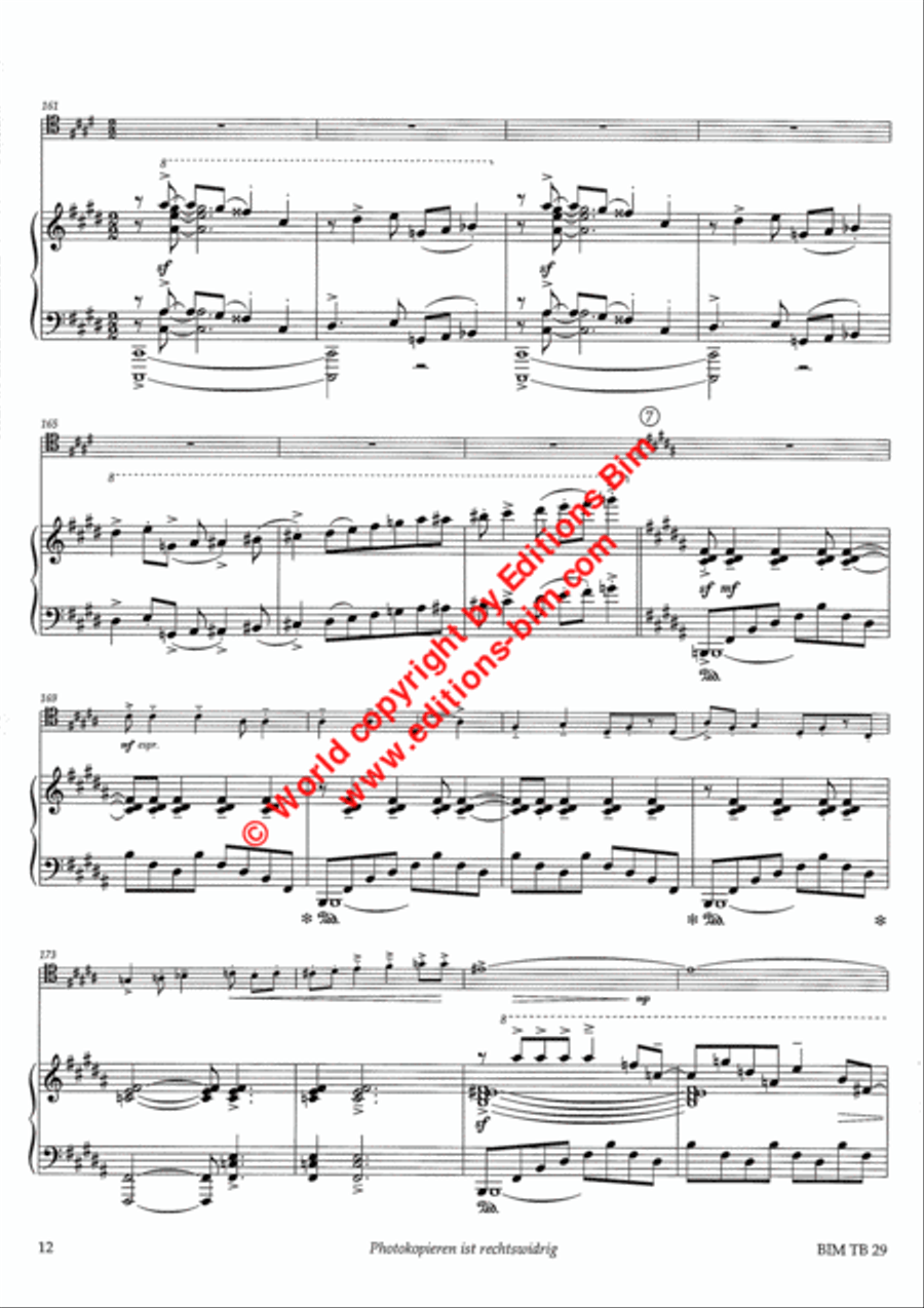Sonata “At the end of the century Piano Accompaniment scores gallery preview page 7