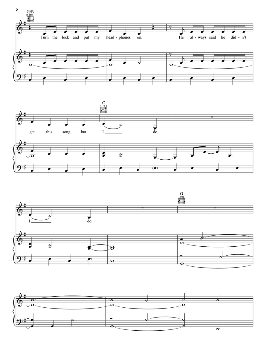 Begin Again Begin Again Acoustic Guitar scores gallery preview page 2