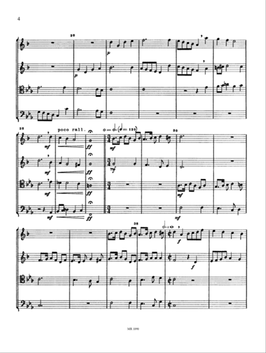 Canzoni Canzoni String Quartet scores gallery preview page 3