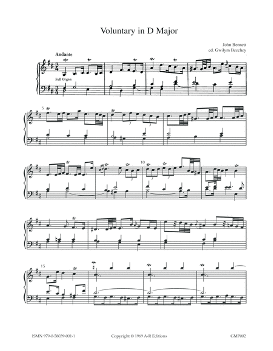 Ten Voluntaries for Organ (Manuals Only) Organ scores gallery preview page 3