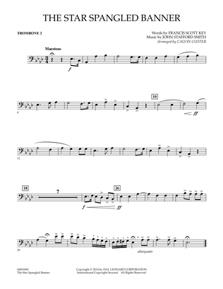 Book cover for The Star Spangled Banner - Trombone 2