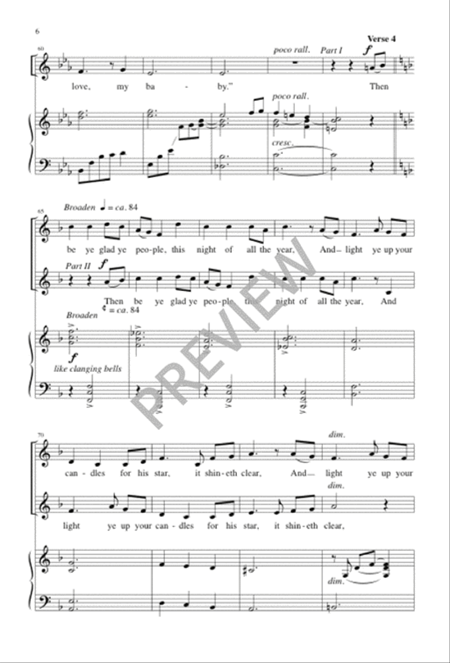 The Cherry Tree Carol SA scores gallery preview page 6
