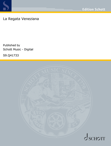 La Regata Veneziana Piano Solo - Digital Sheet Music