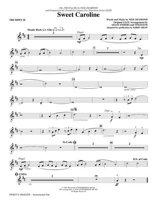 Sweet Caroline (Ed. Kirby Shaw) - Trumpet 2
