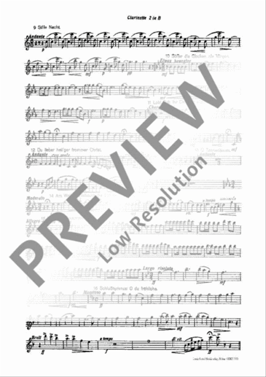 Ein Weihnachts-Liederkranz-Potpourri Concert Band scores gallery preview page 19