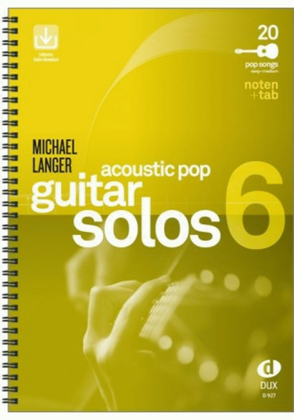 Acoustic Pop Guitar Solos 6 Vol. 6