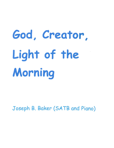 God, Creator, Lightof the Morning image number null