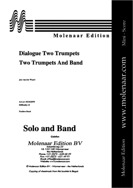 Dialogue for two Trumpets and Band image number null