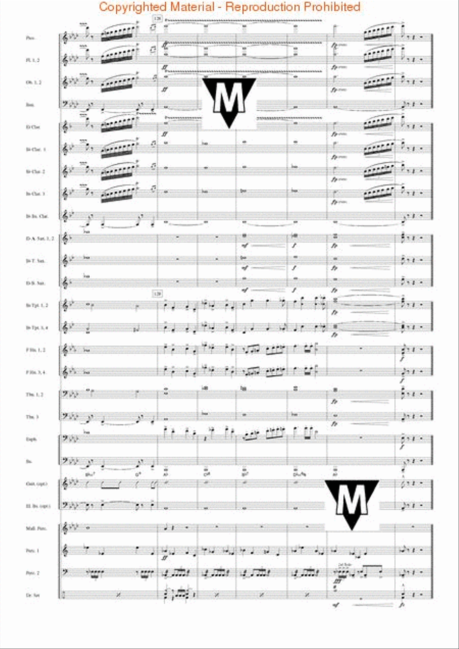 Famous German Christmas Songs Concert Band scores gallery preview page 20