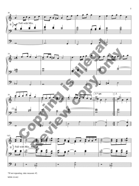 Fanfare and Processional (Organ Score) image number null