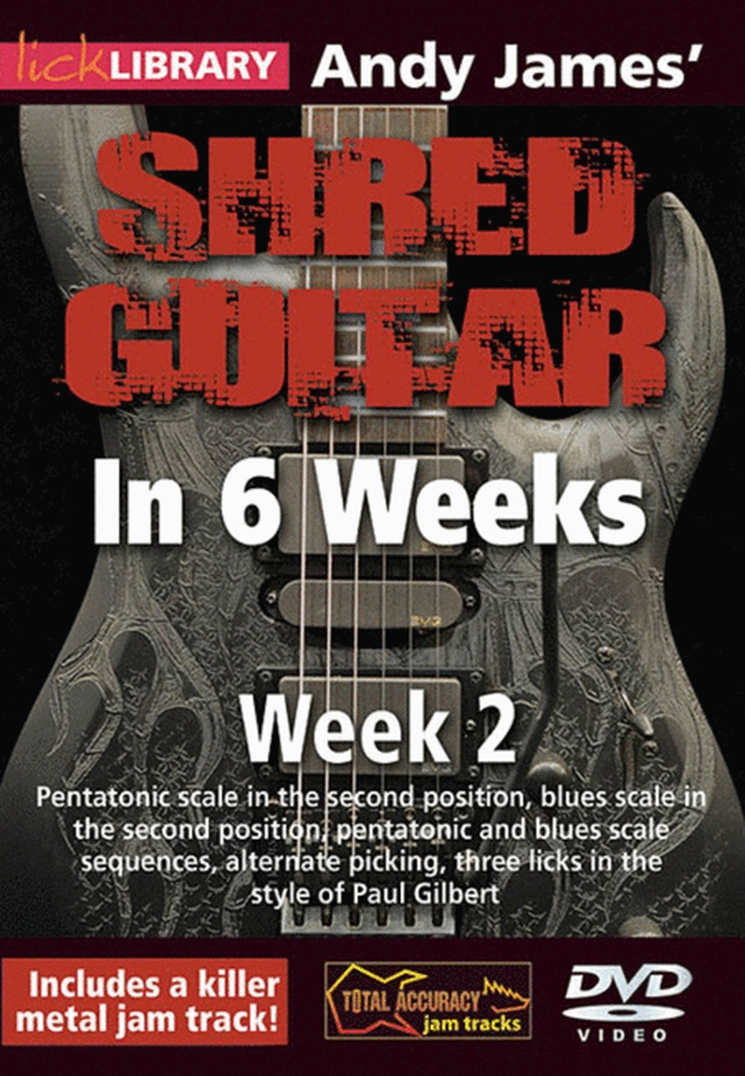 Lick Library Shred Guitar In 6 Weeks Wk 2