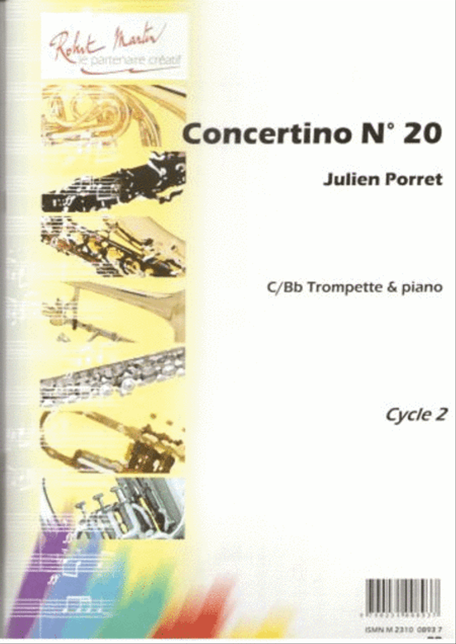 Concertino n°20 Trumpet Solo scores gallery preview page 1