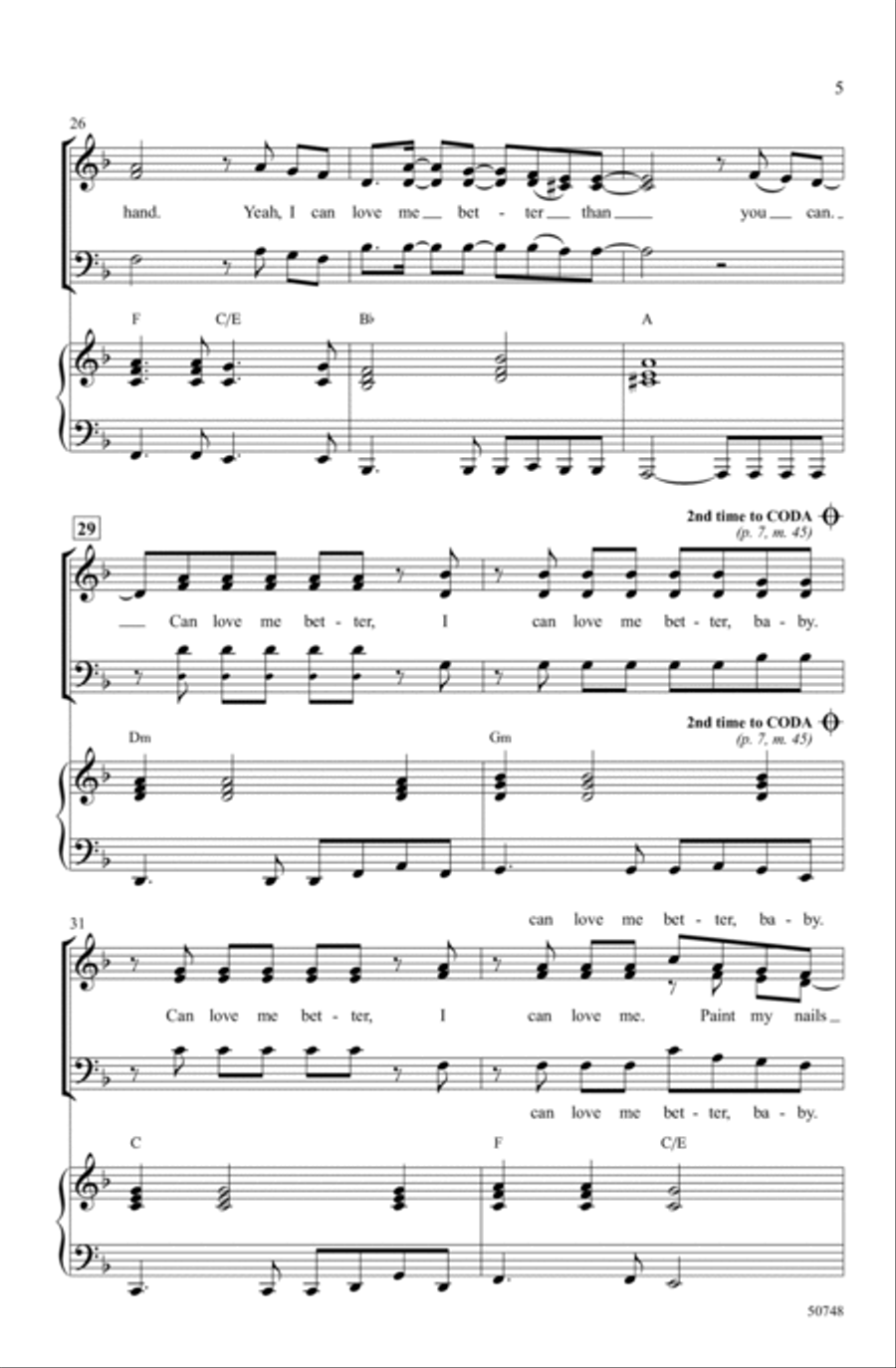 Flowers Flowers Choir scores gallery preview page 4