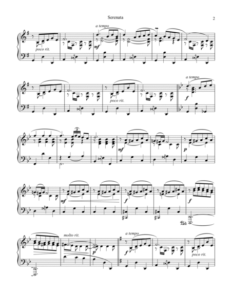 Serenata espanola for piano solo image number null