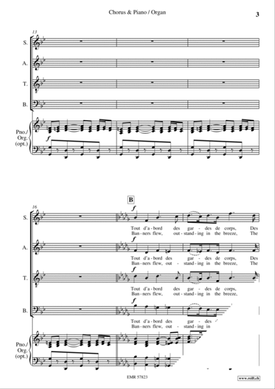 March Of The Three Kings Choir scores gallery preview page 5