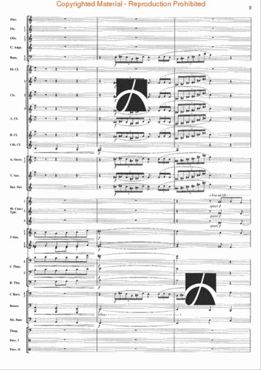 Homage Concert Band scores gallery preview page 8