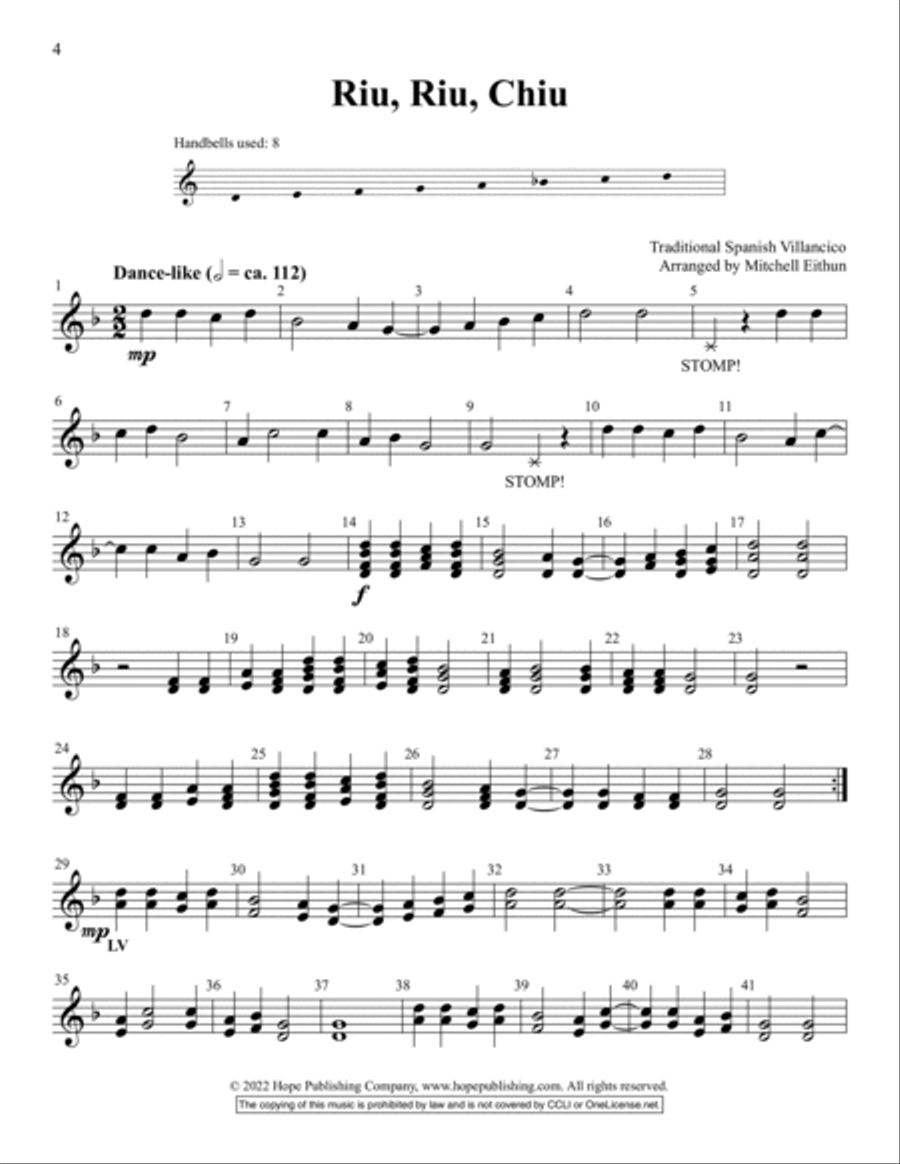Small-ER But Mighty, Vol. 5, Christmas Aro-Digital Download Handbell Choir scores gallery preview page 4