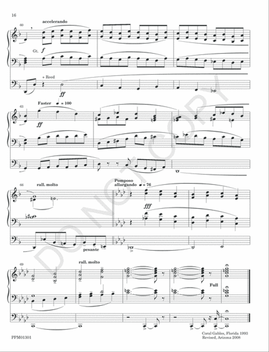 Sonata No. 2 for Organ Organ Solo scores gallery preview page 19