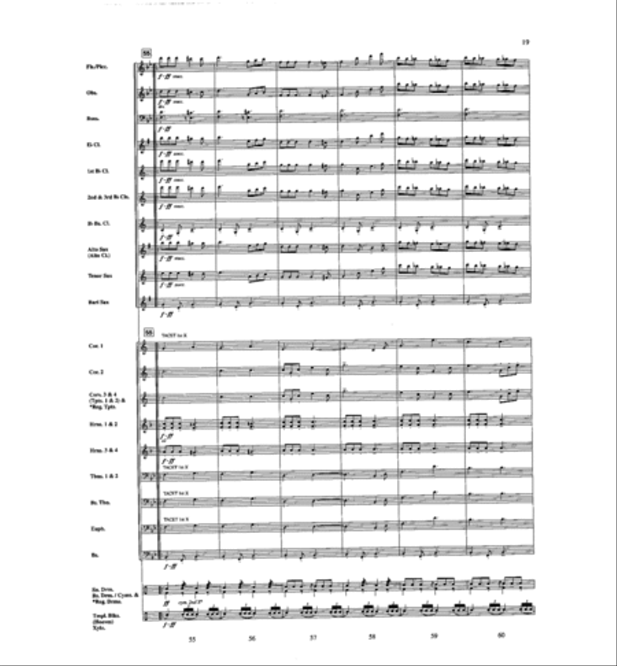 Sabre and Spurs Concert Band scores gallery preview page 11