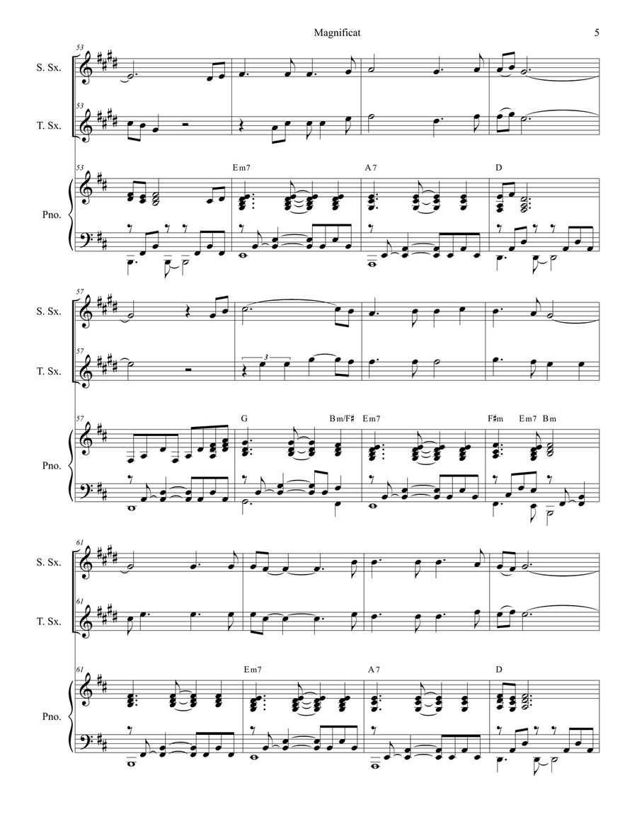 Magnificat Woodwind Duet scores gallery preview page 5