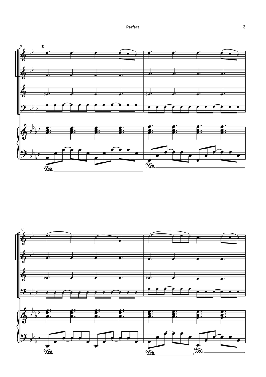 Perfect Brass Quartet scores gallery preview page 3