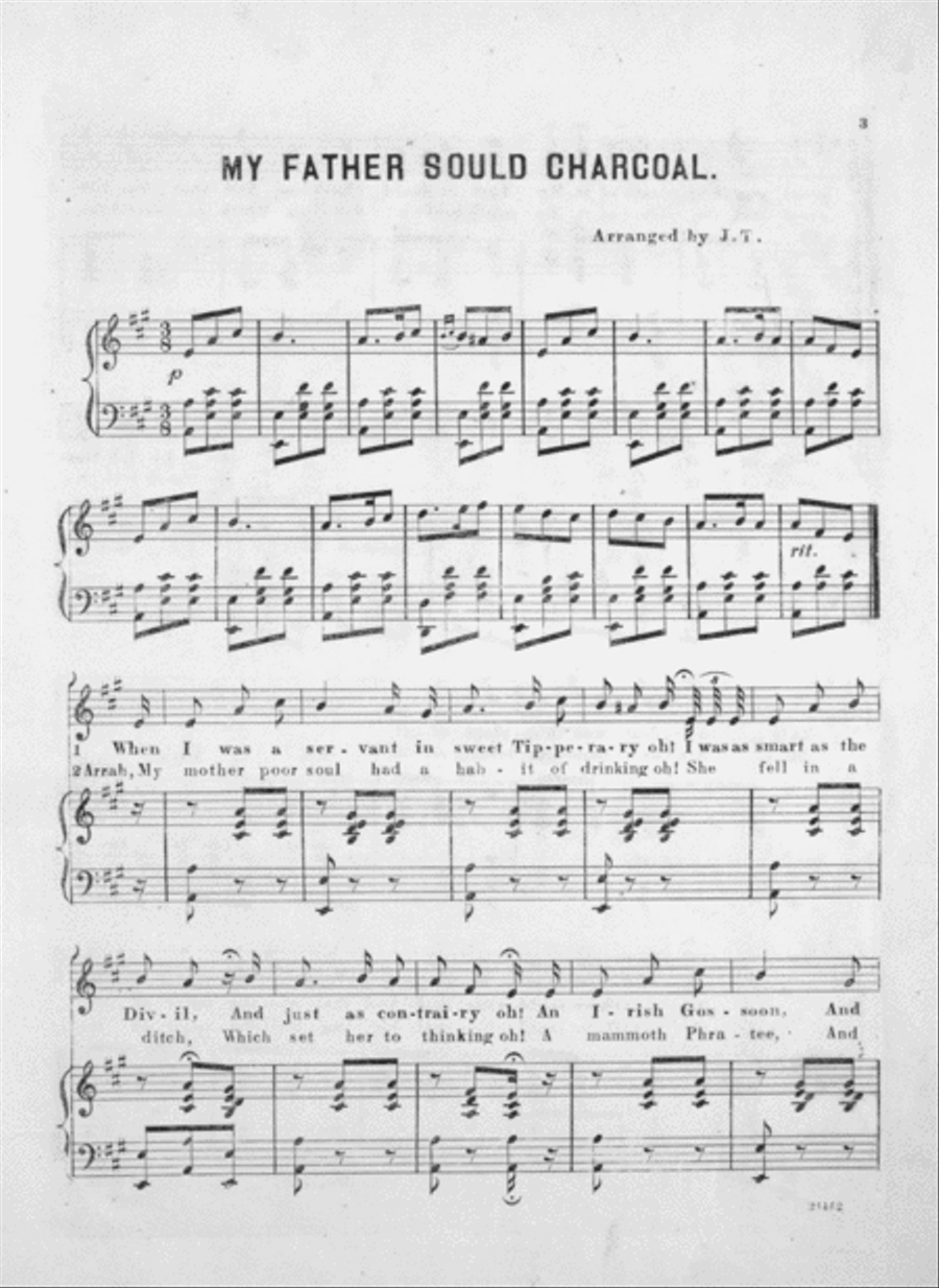 My Father Sould Charcoal Voice scores gallery preview page 2