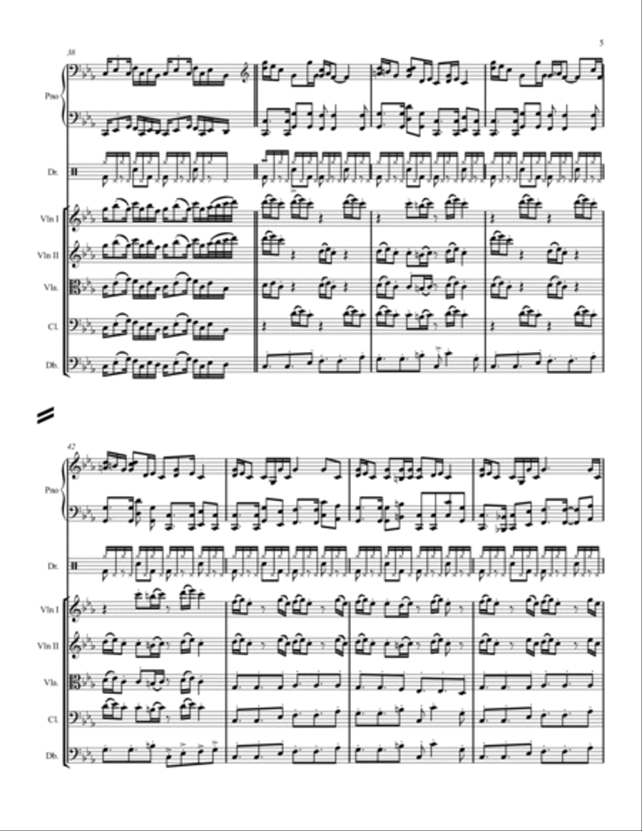 Croatian Rhapsody Chamber Orchestra scores gallery preview page 5