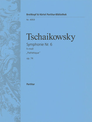 Book cover for Symphony No. 6 in B minor Op. 74