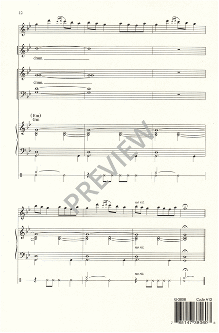 Pat-a-pan 4-Part scores gallery preview page 13