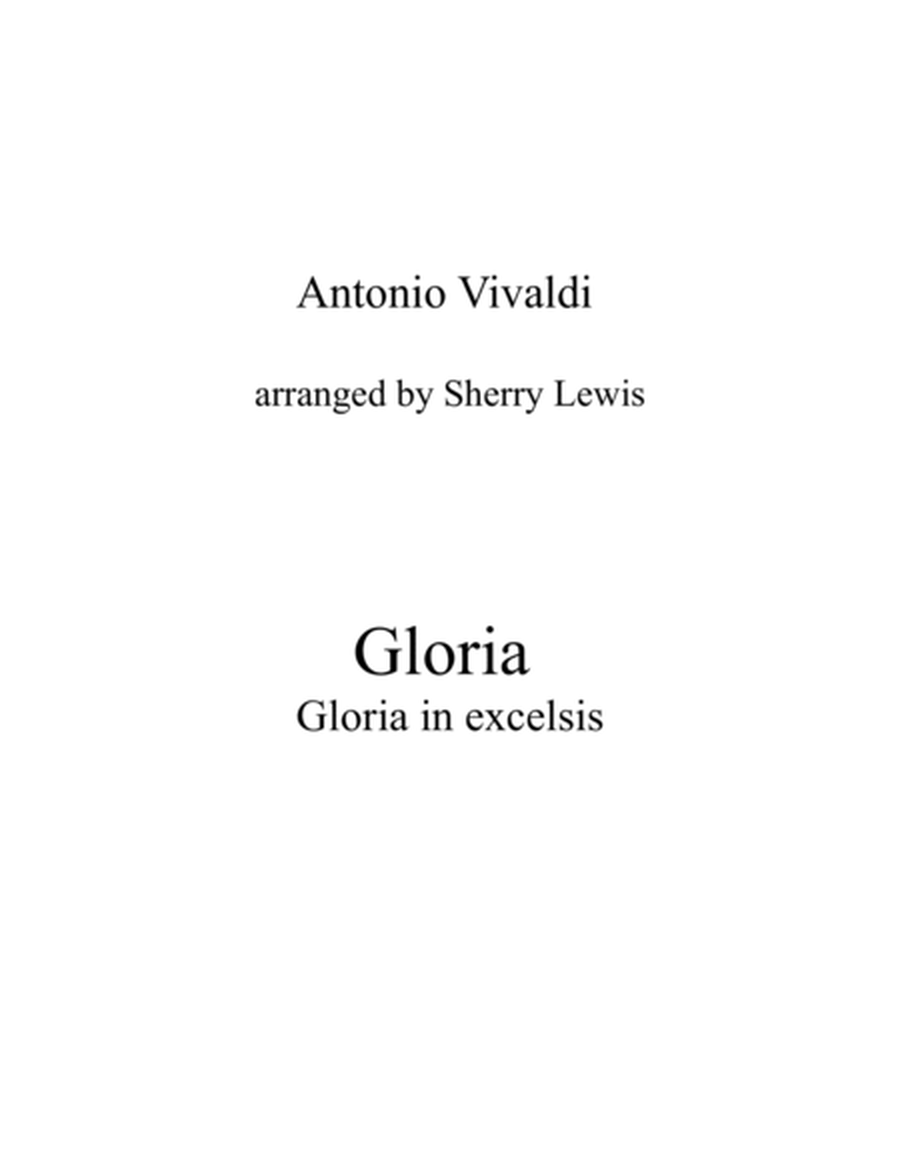 GLORIA IN EXCELSIS for Duo for String Duo, Woodwind Duo, any combination of a treble clef instrumen image number null