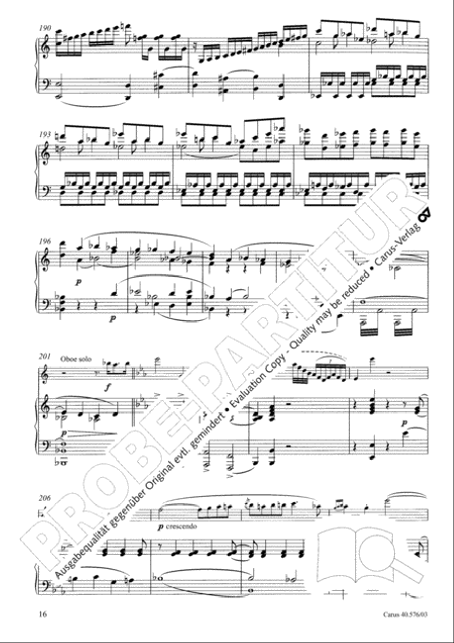 Oboe Concerto in A minor (Concerto per Oboe ed Orchestra in a) Clarinet scores gallery preview page 17