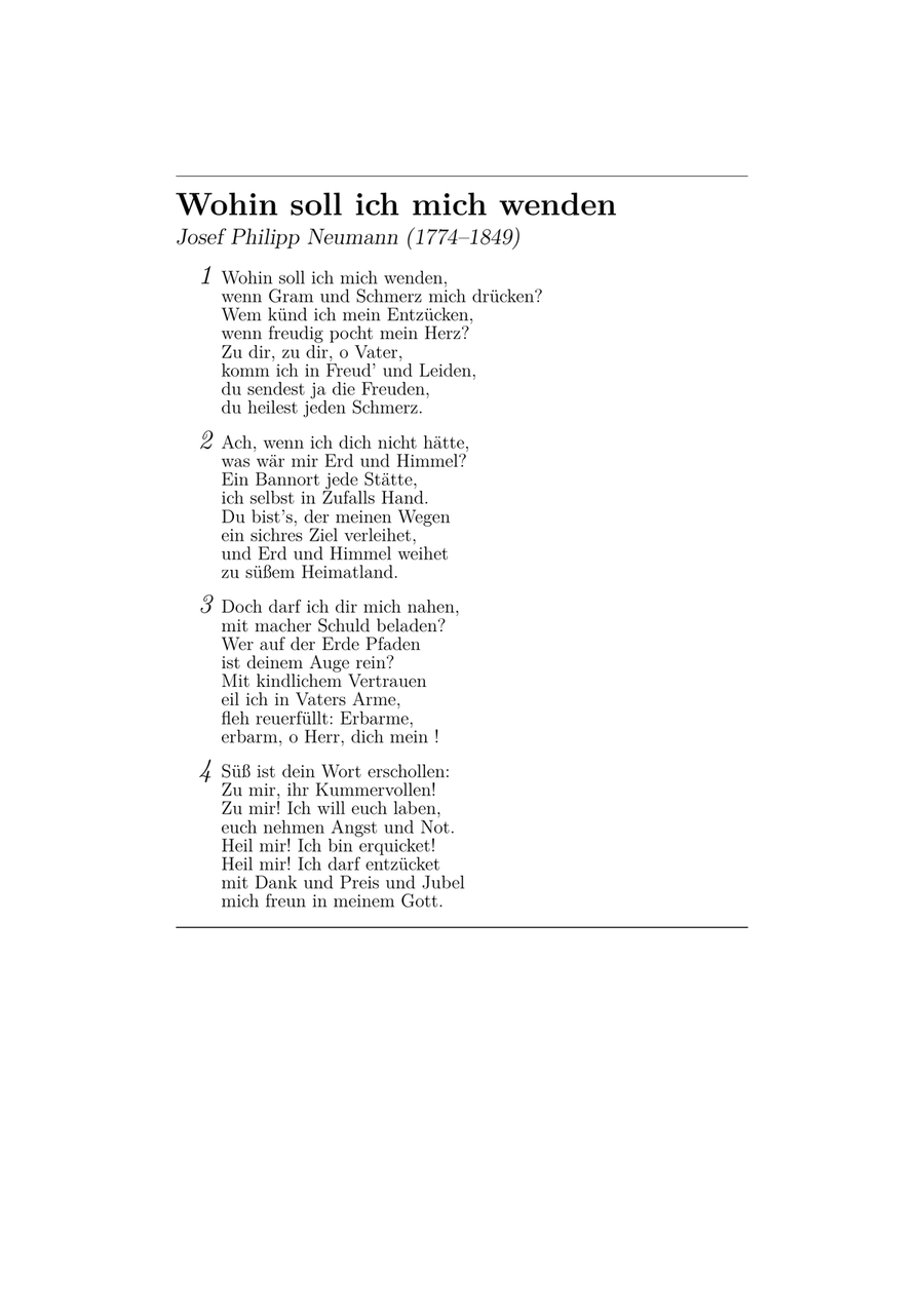 Wohin soll ich mich wenden (Gotteslob 711 Nr. 1) Piano Method scores gallery preview page 4