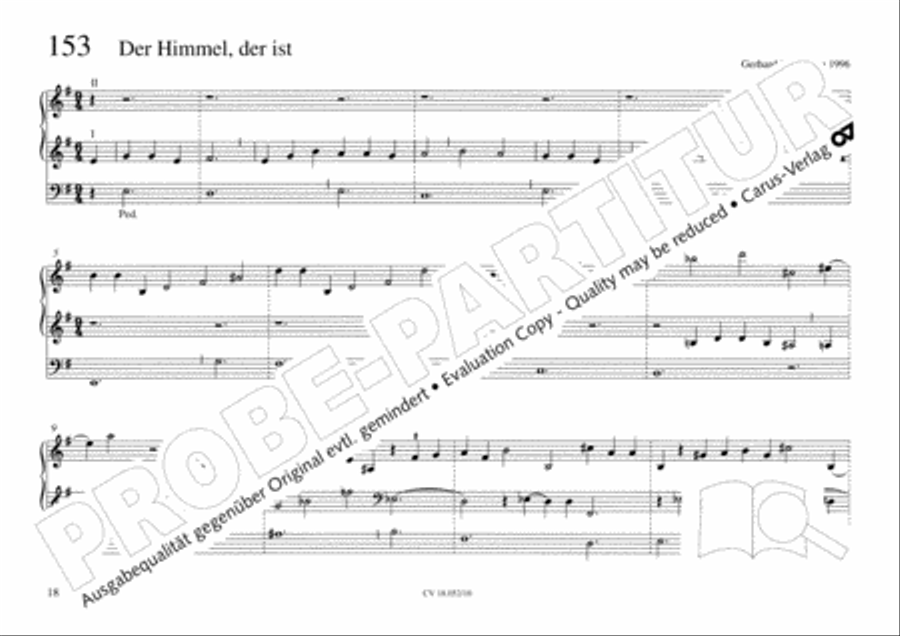 Esslinger Orgelbuch, Bd I-III Organ Solo scores gallery preview page 35